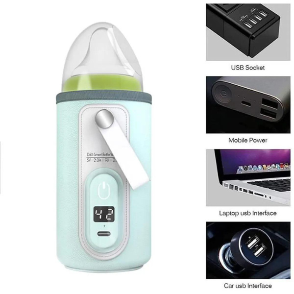 Bouteille chauffante à chargement USB, sac chauffant, couvercle isolant, pour eau chaude