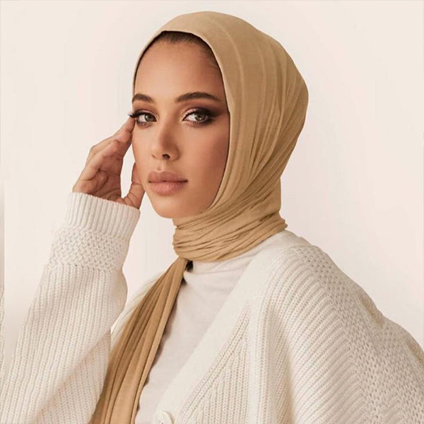 Voile Hijab en Coton