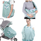 Porte-couverture d'allaitement pour nouveau-né à double usage, porte-bébé en tissu maillé, sac à dos